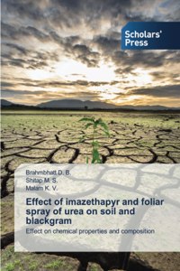 Effect of imazethapyr and foliar spray of urea on soil and blackgram