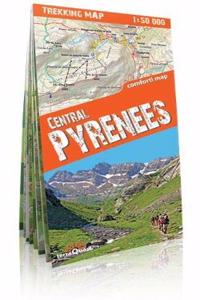 terraQuest Trekking Map Pyrenees Central Part