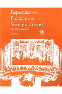 Repertoire of the Practice of the Security Council Supplement, Volume I