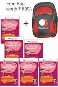 Oswaal NCERT & CBSE Pullout Worksheets Class 7 (Set of 6 Books) Hindi, English, Math, Science, Social Science & Sanskrit (For March 2020 Exam)(Free Bag worth INR 699)