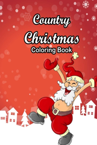 Country Christmas Coloring Book