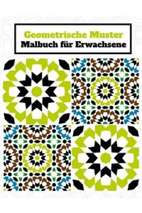 Geometrische Muster, Malbuch für Erwachsene