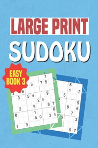 Large Print Sudoku Easy Book 3
