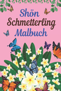 Shön Schmetterling Malbuch