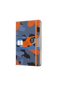 Moleskine Camouflage Orange Limited Collection Notebook Large Ruled
