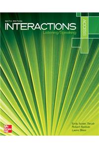 Interaction Access Listening/Speaking Student Book Plus Registration Code for Connect ESL