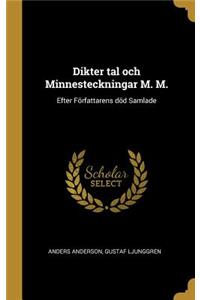Dikter tal och Minnesteckningar M. M.