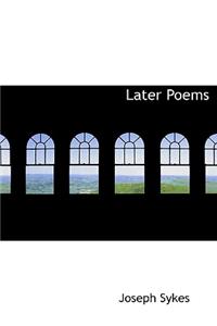 Later Poems