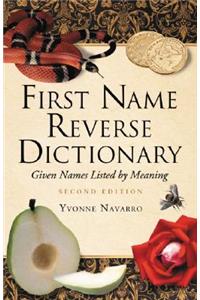 First Name Reverse Dictionary