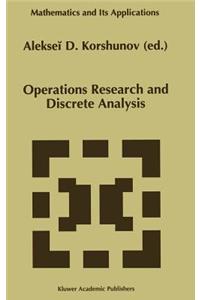 Operations Research and Discrete Analysis