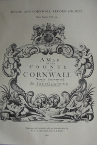 Joel Gascoyne's Map of Cornwall 1699