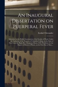 Inaugural Dissertation on Puerperal Fever