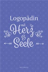 Logopädin Mit Herz & Seele Notizbuch
