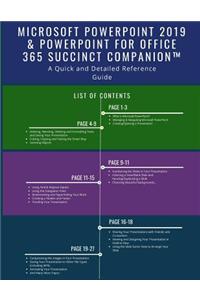 Microsoft PowerPoint 2019 & PowerPoint for Office 365 Succinct Companion(TM)
