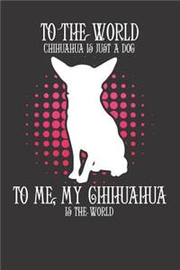 Chihuahua Dog Notebook Journal