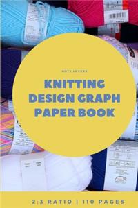 Knitting Design Graph Paper Book 2