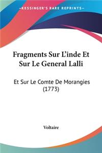 Fragments Sur L'inde Et Sur Le General Lalli