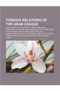 Foreign Relations of the Arab League