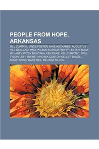 People from Hope, Arkansas