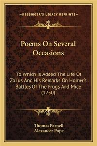 Poems on Several Occasions