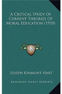 A Critical Study Of Current Theories Of Moral Education (1910)
