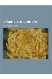 A Winter of Content