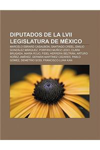 Diputados de La LVII Legislatura de Mexico: Marcelo Ebrard Casaubon, Santiago Creel, Emilio Gonzalez Marquez, Porfirio Munoz Ledo