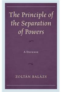 Principle of the Separation of Powers
