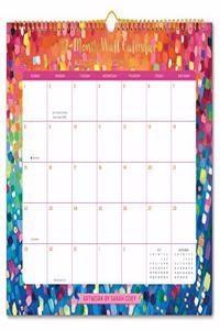 2022 Fresh & Colorful Designer Wall Calendar