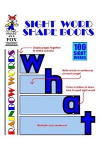 Sight Word Shape Books