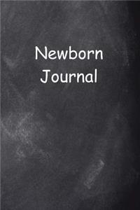 Newborn Journal Chalkboard Design