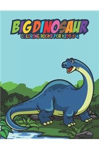 Big Dinosaur Coloring Books for Kids 2-4