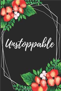 unstoppable food and fitness journal