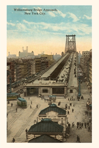 Vintage Journal Willamsburg Bridge Approach, New York City