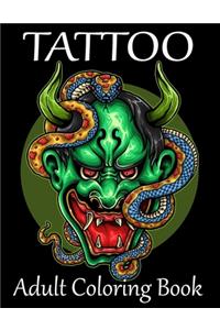 Tattoo Adult Coloring Book