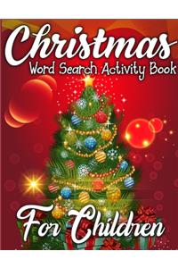 Christmas Word Search Activity Book for Children