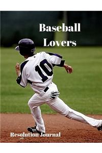 Baseball Lovers Resolution Journal