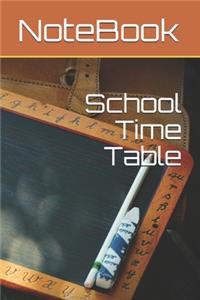 School Time Table