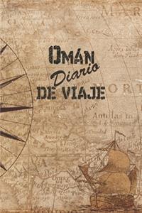 Omán Diario De Viaje: 6x9 Diario de viaje I Libreta para listas de tareas I Regalo perfecto para tus vacaciones en Omán