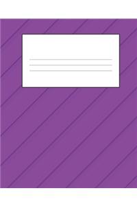 Purple Composition Notebook