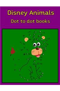 Disney Animals Dot to dot books