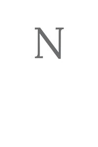 Buchstabe N Notizbuch