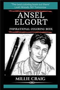 Ansel Elgort Inspirational Coloring Book