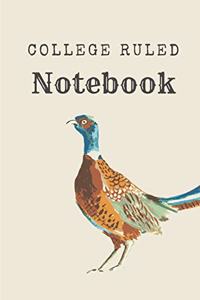 College Ruled Notebook