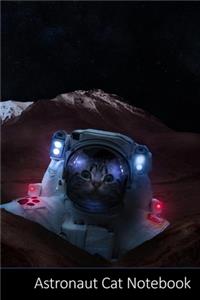 Astronaut Cat Notebook