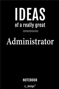 Notebook for Administrators / Administrator
