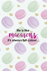 Life Is Like Macarons It's Always Full Colour...