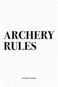 Archery Rules