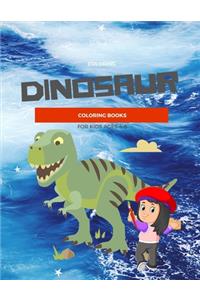 Dinosaur Coloring Books For Kids Ages 4-8
