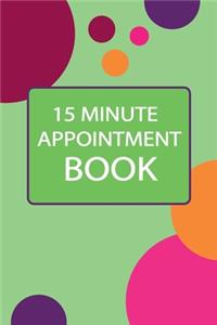 15 Minute Appointment Book